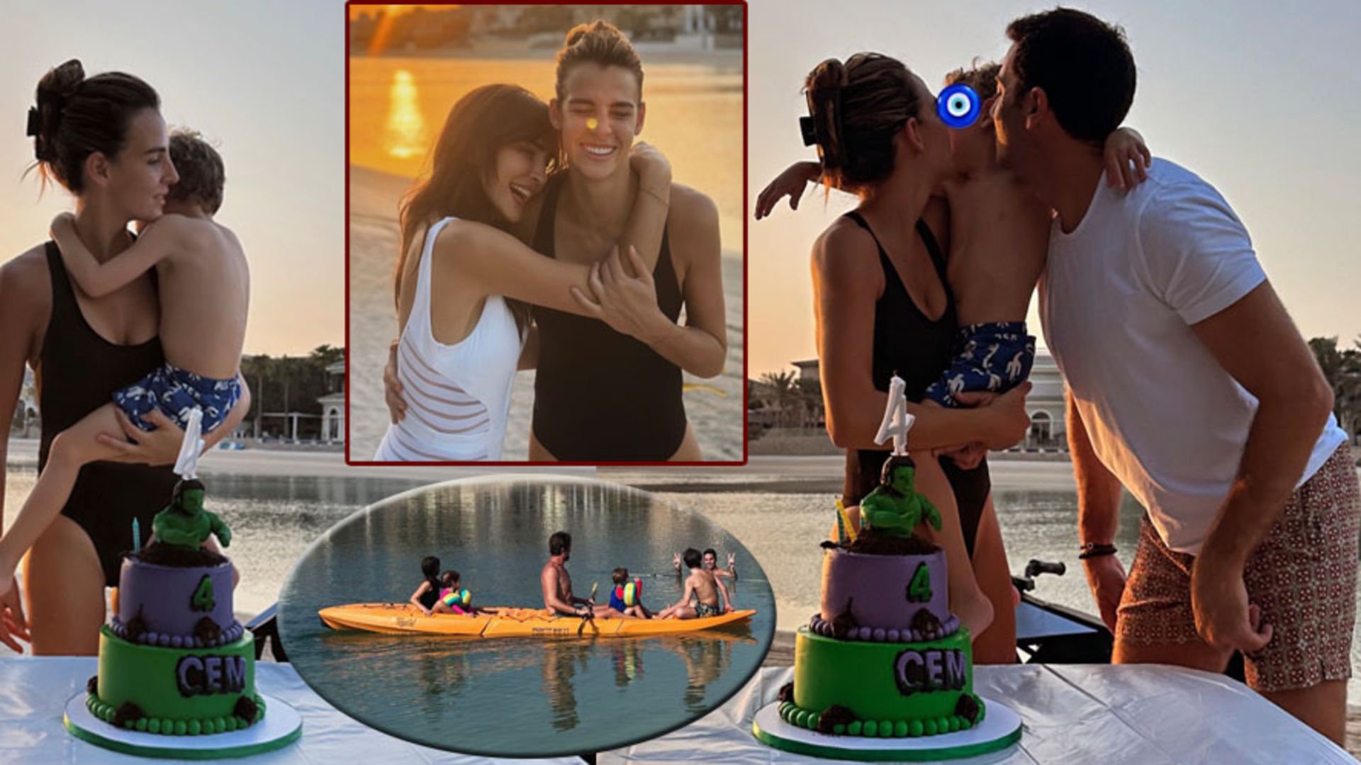 Minik Cem’e ailece kutlama Minik Cem’e ailece kutlama