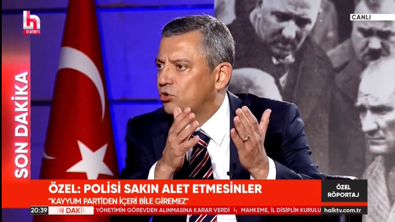 Özgür Özel: Kayyum olarak atanan Gürsel Tekin’i CHP’den ihraç ettik Özgür Özel: Kayyum olarak atanan Gürsel Tekin’i CHP’den ihraç ettik