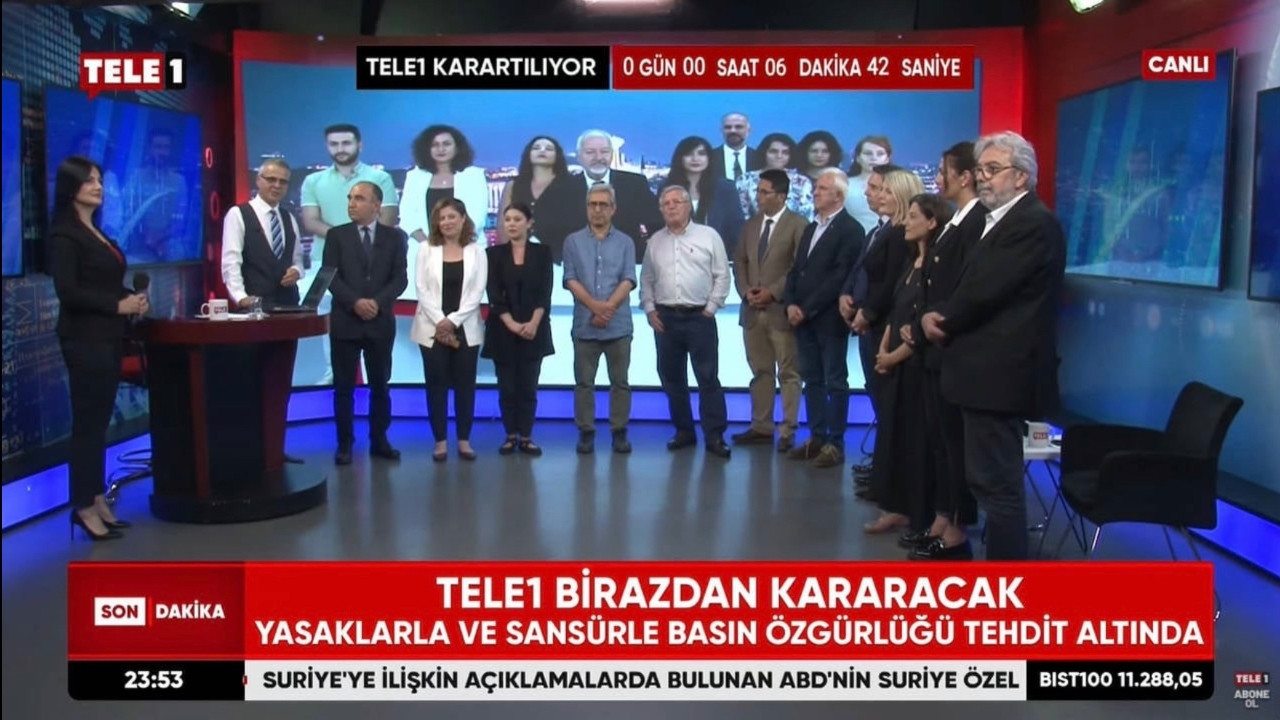 Tele 1 ekranı karartıldı: RTÜK Başkanı Şahin kapattığı Tele 1’i suçladı