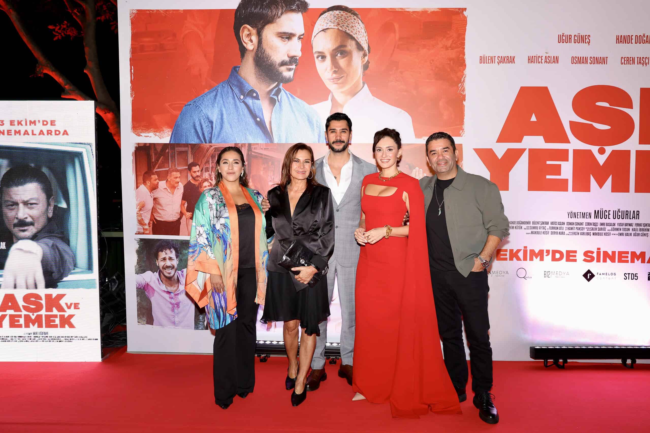 Merakla beklenen ve sezonun en eğlenceli yapımlarından biri olan “Aşk ve Yemek” filminin galası gerçekleşti!