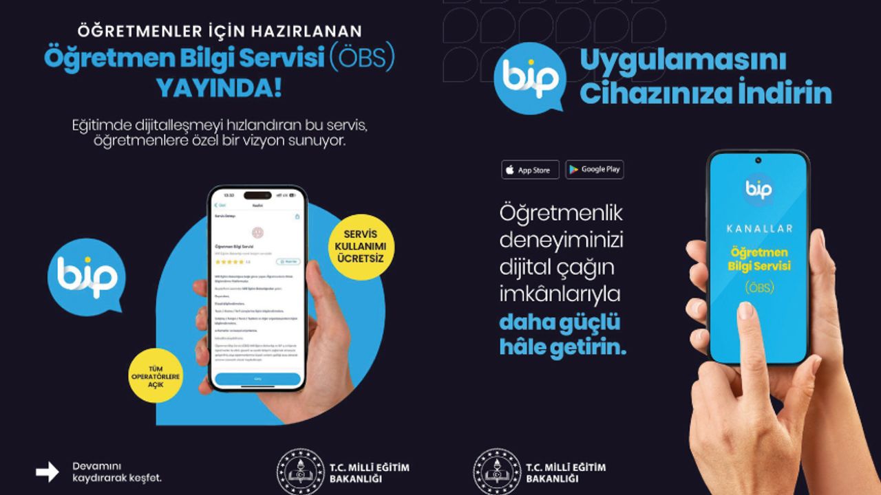Öğretmen Bilgi Servisi (ÖBS) yayında