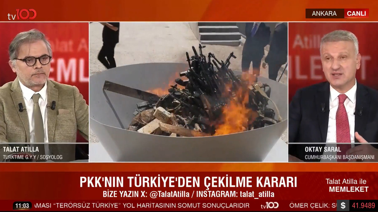 PKK’nın geri çekilme açıklamasında Saray danışmanı Saral AKP yönetimiyle ters düştü