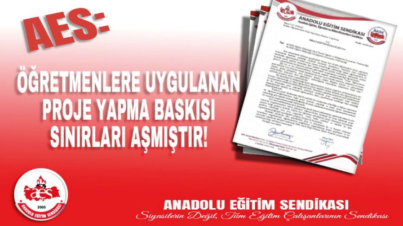 Öğretmenlere Uygulanan Proje Yapma Baskısı Sınırları Aşmıştır! Öğretmenlere Uygulanan Proje Yapma Baskısı Sınırları Aşmıştır!