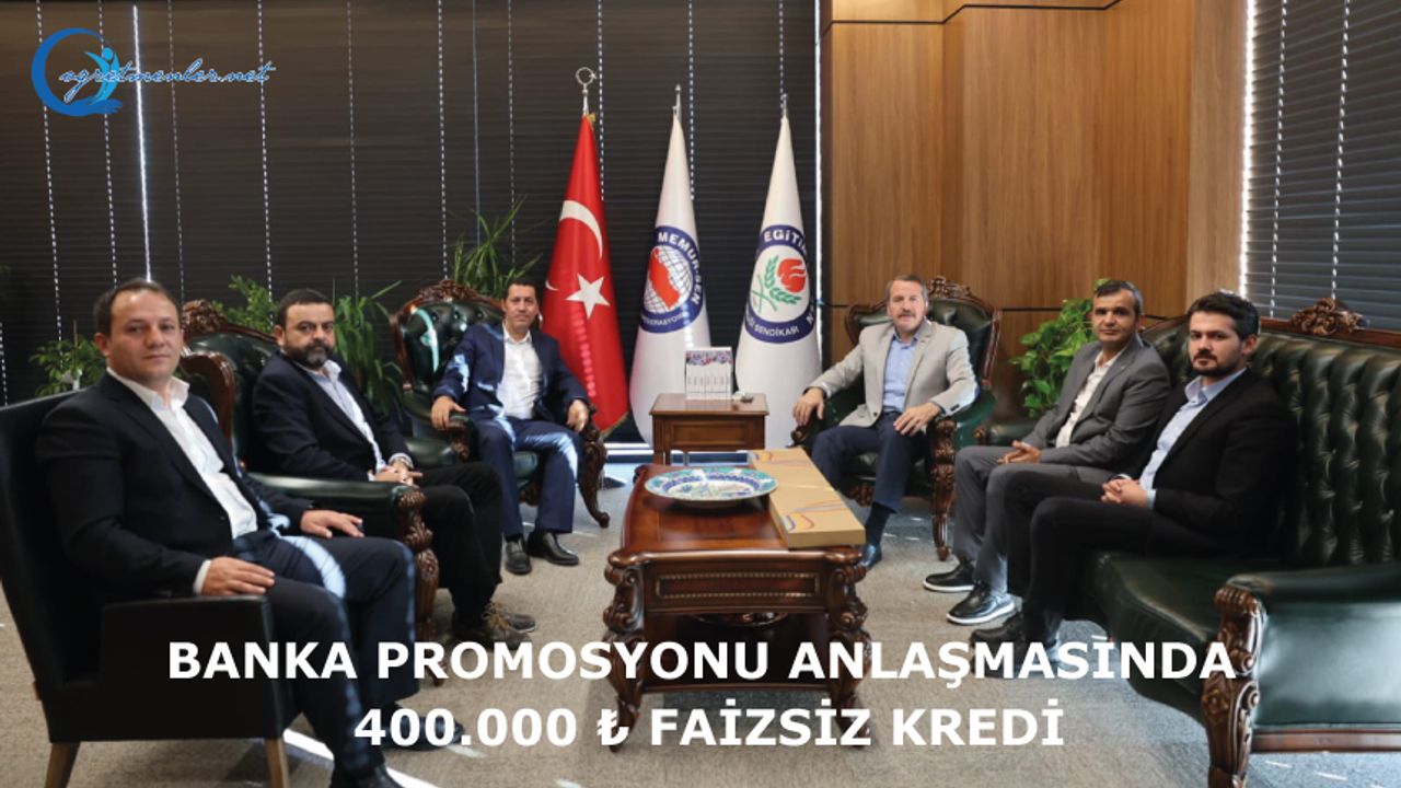 Banka Promosyonu Anlaşmasında 400.000 ₺ FAİZSİZ KREDİ Banka Promosyonu Anlaşmasında 400.000 ₺ FAİZSİZ KREDİ