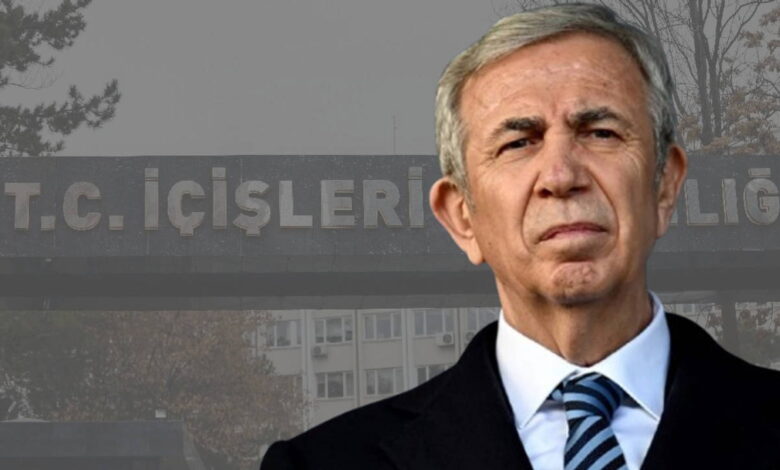 İçişleri Bakanlığı’ndan Mansur Yavaş’a Soruşturma İzni İçişleri Bakanlığı’ndan Mansur Yavaş’a Soruşturma İzni