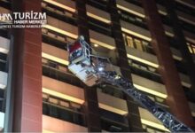 İstanbul Sultangazi’deki 27 Katlı Otelde Yangın Çıktı