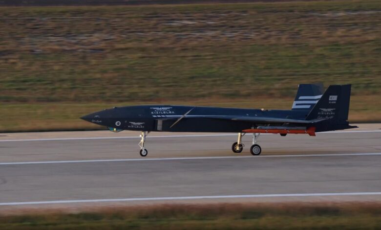 Bayraktar KIZILELMA, milli mühimmatlarla test uçuşu